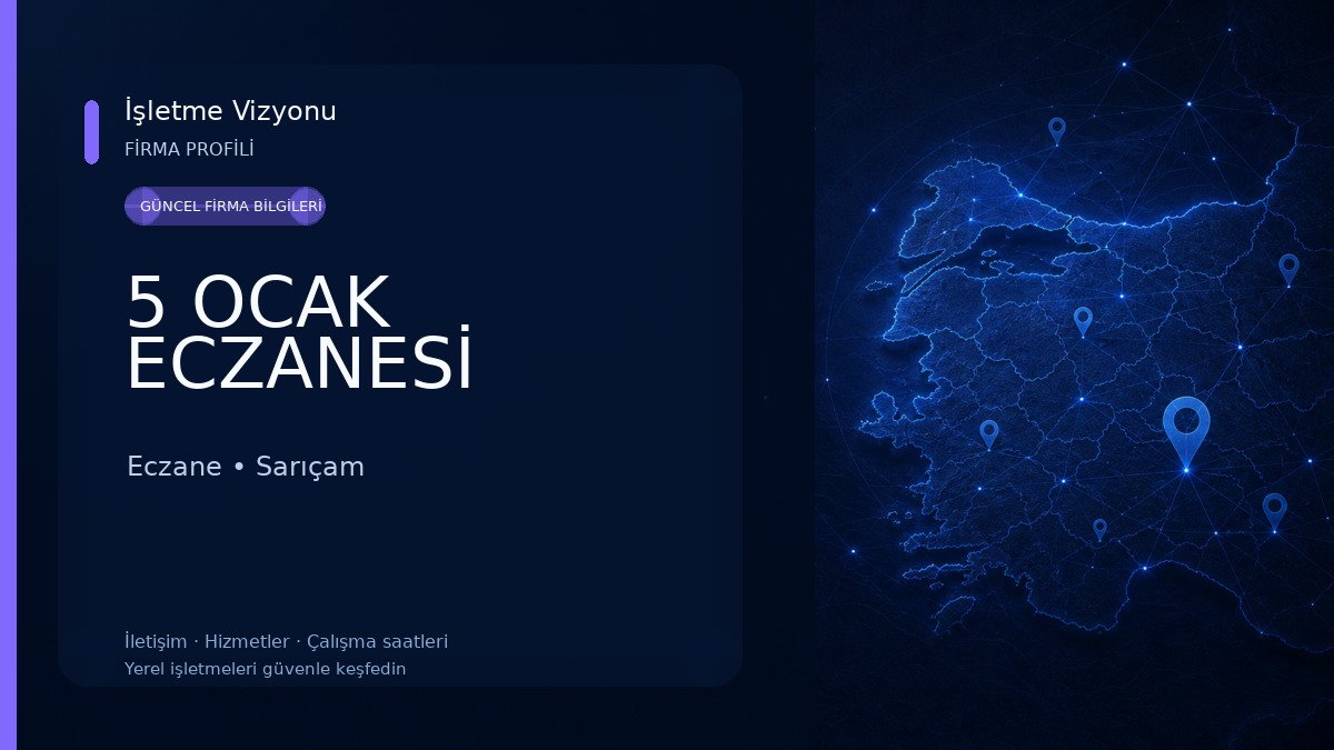 5 OCAK ECZANESİ Eczane