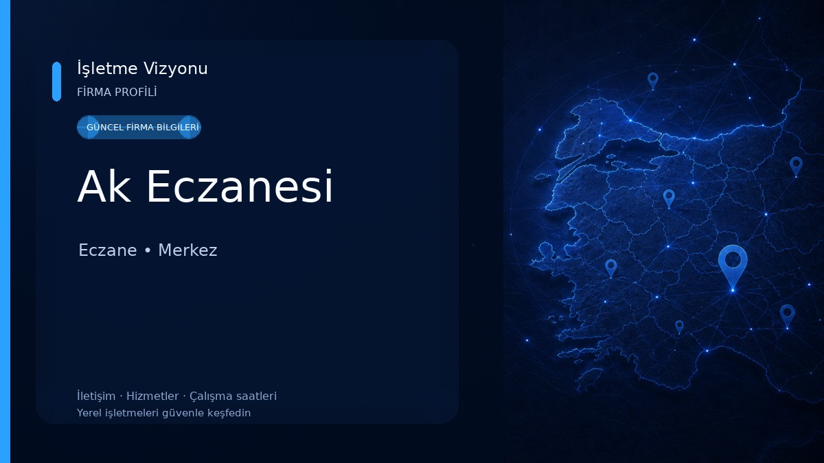 Ak Eczanesi Eczane
