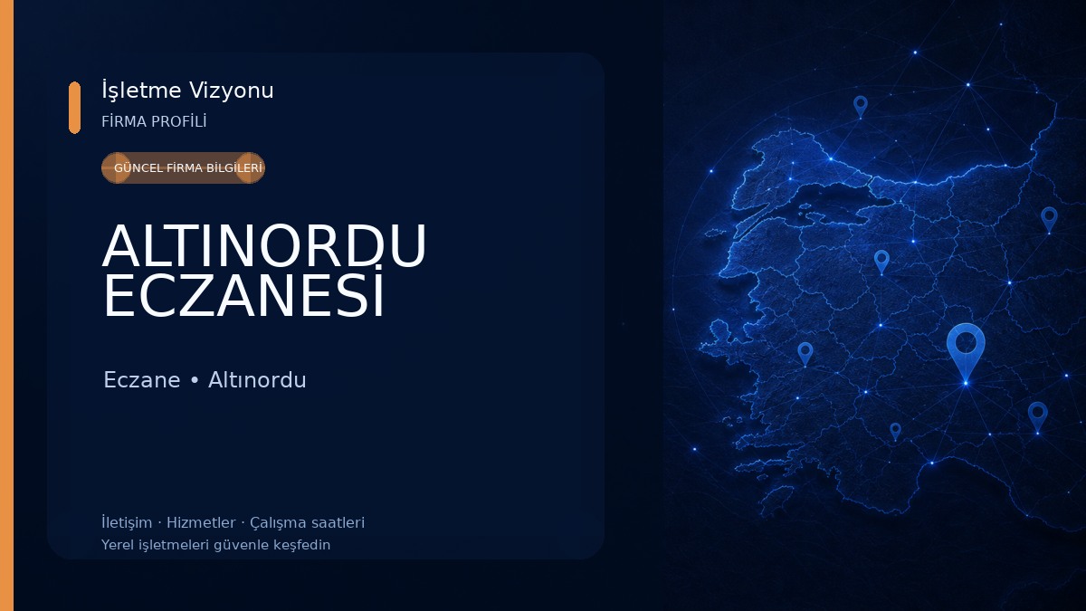 ALTINORDU ECZANESİ Eczane