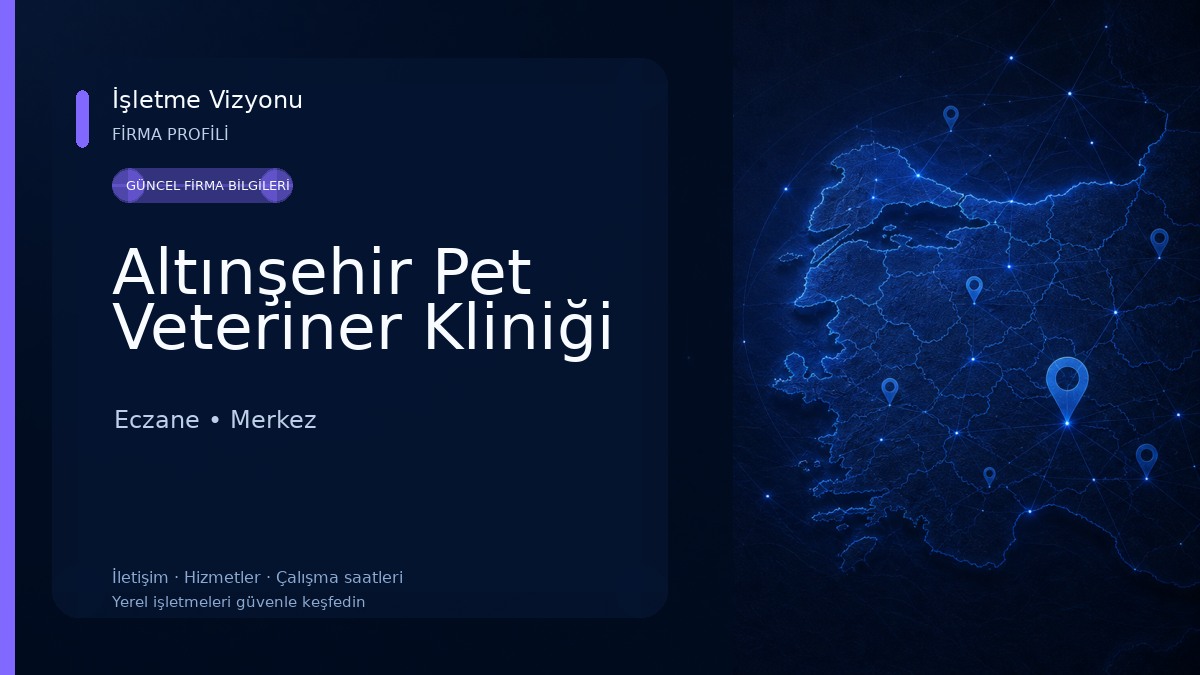 Altınşehir Pet Veteriner Kliniği
