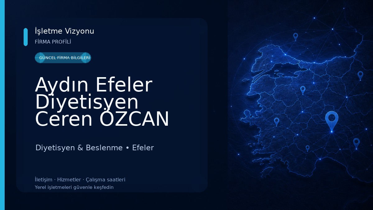 Aydın Efeler Diyetisyen Ceren ÖZCAN Diyetisyen & Beslenme