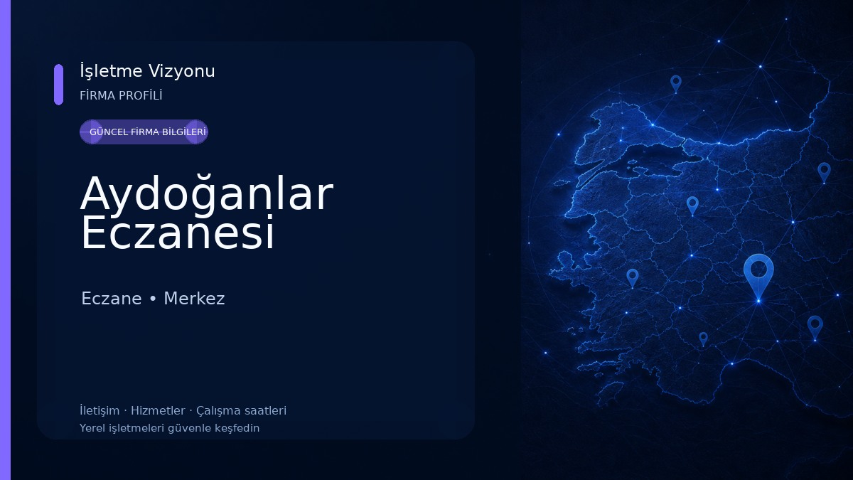 Aydoğanlar Eczanesi Eczane