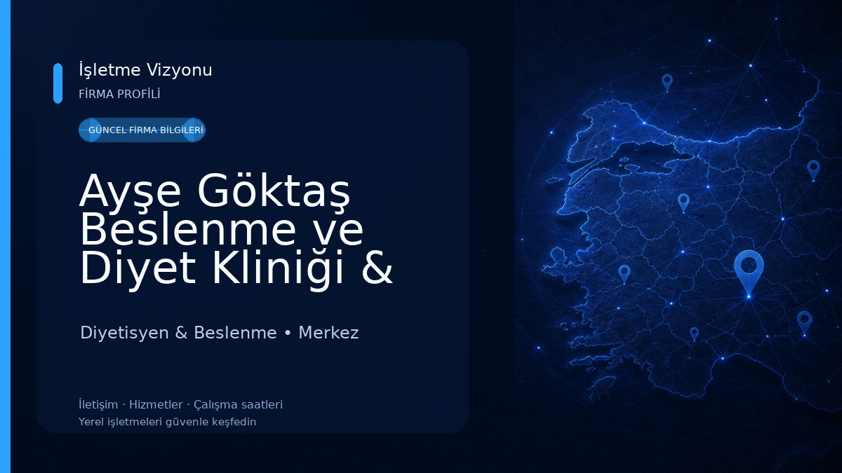 Ayşe Göktaş Beslenme ve Diyet Kliniği & EMS Stüdyo Diyetisyen & Beslenme