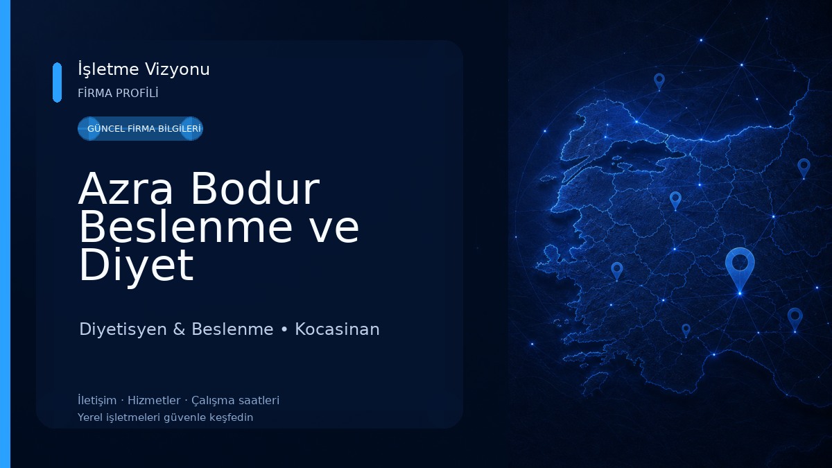 Azra Bodur Beslenme ve Diyet Danışmanlığı Diyetisyen & Beslenme