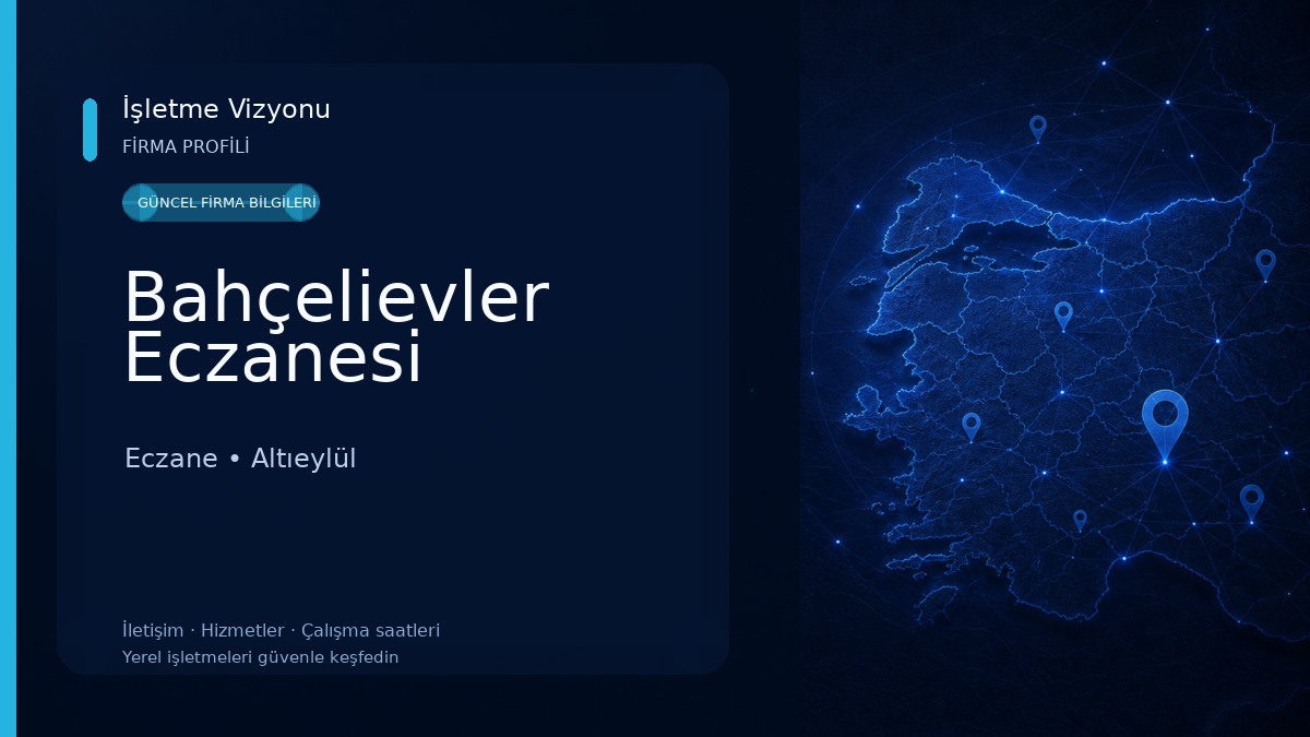 Bahçelievler Eczanesi Eczane