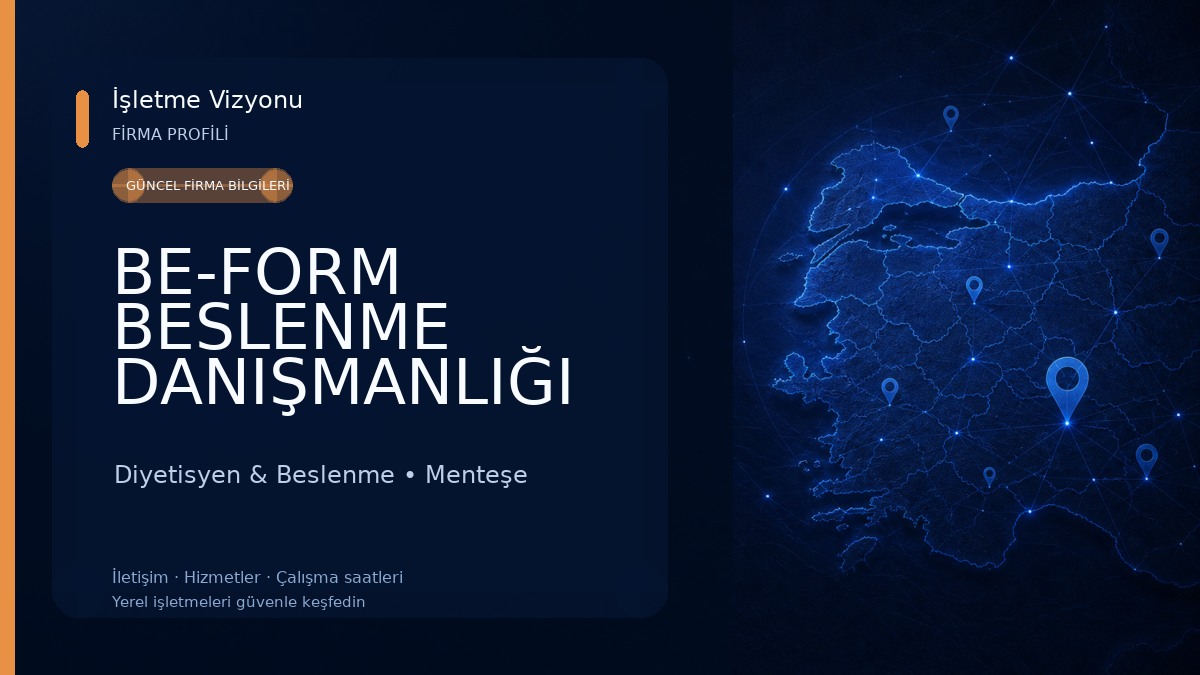 BE-FORM BESLENME DANIŞMANLIĞI VE DİYETİSYENLİK Diyetisyen & Beslenme