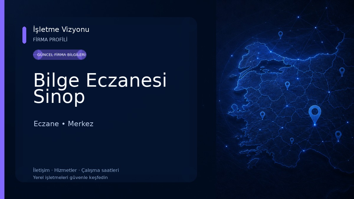 Bilge Eczanesi Sinop Eczane