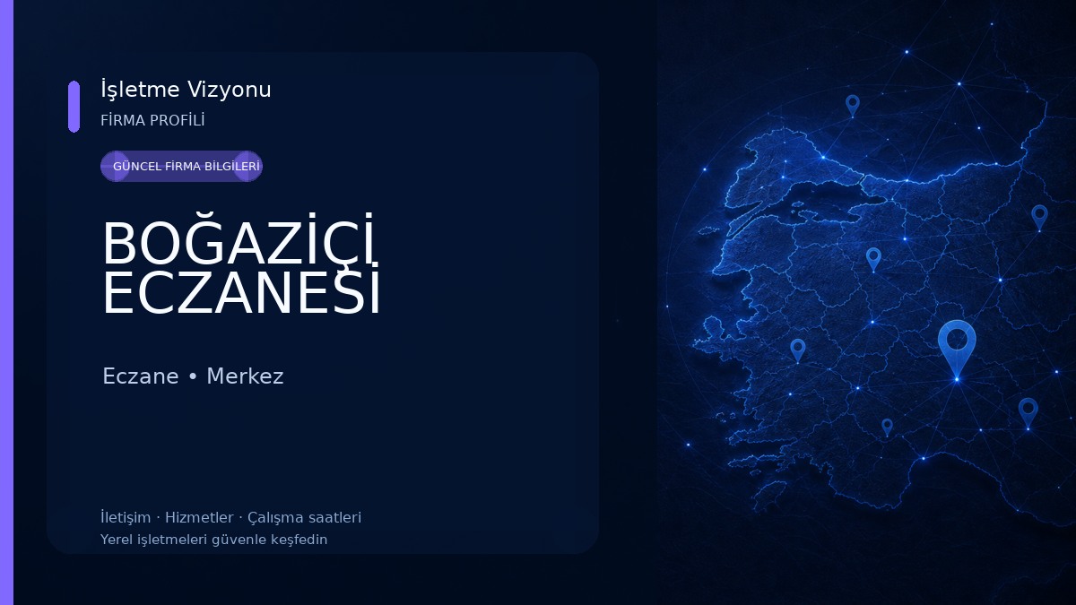 BOĞAZİÇİ ECZANESİ Eczane