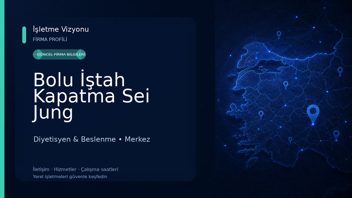Bolu İştah Kapatma Sei Jung Diyetisyen & Beslenme