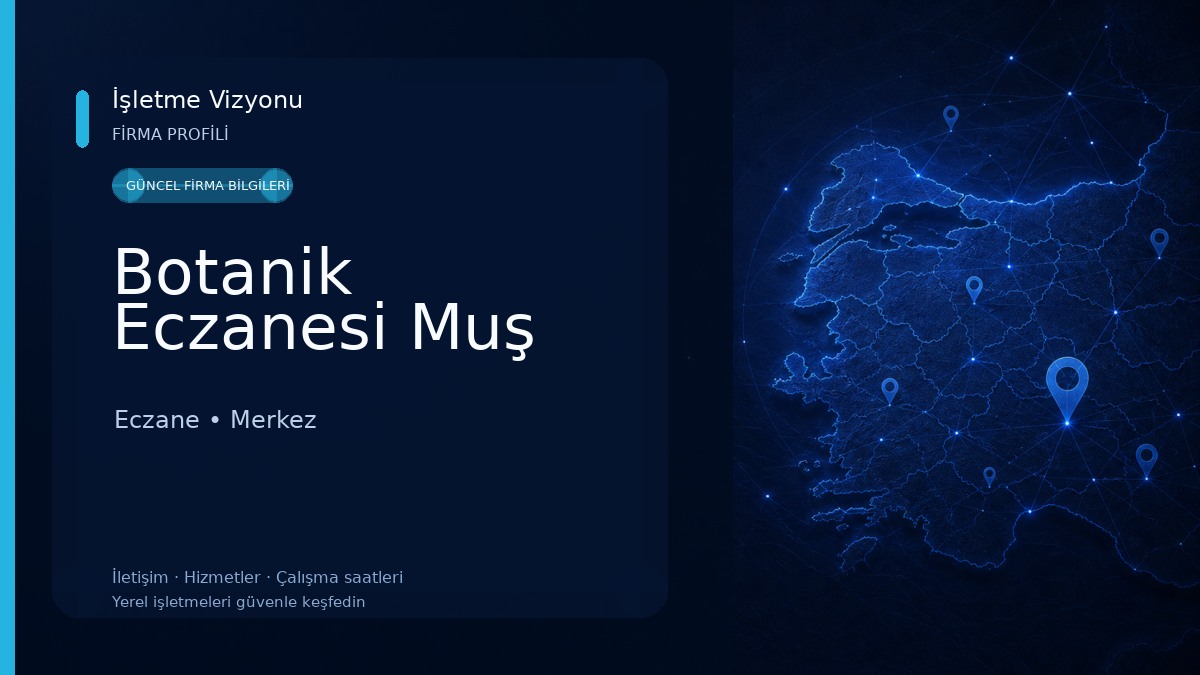Botanik Eczanesi Muş