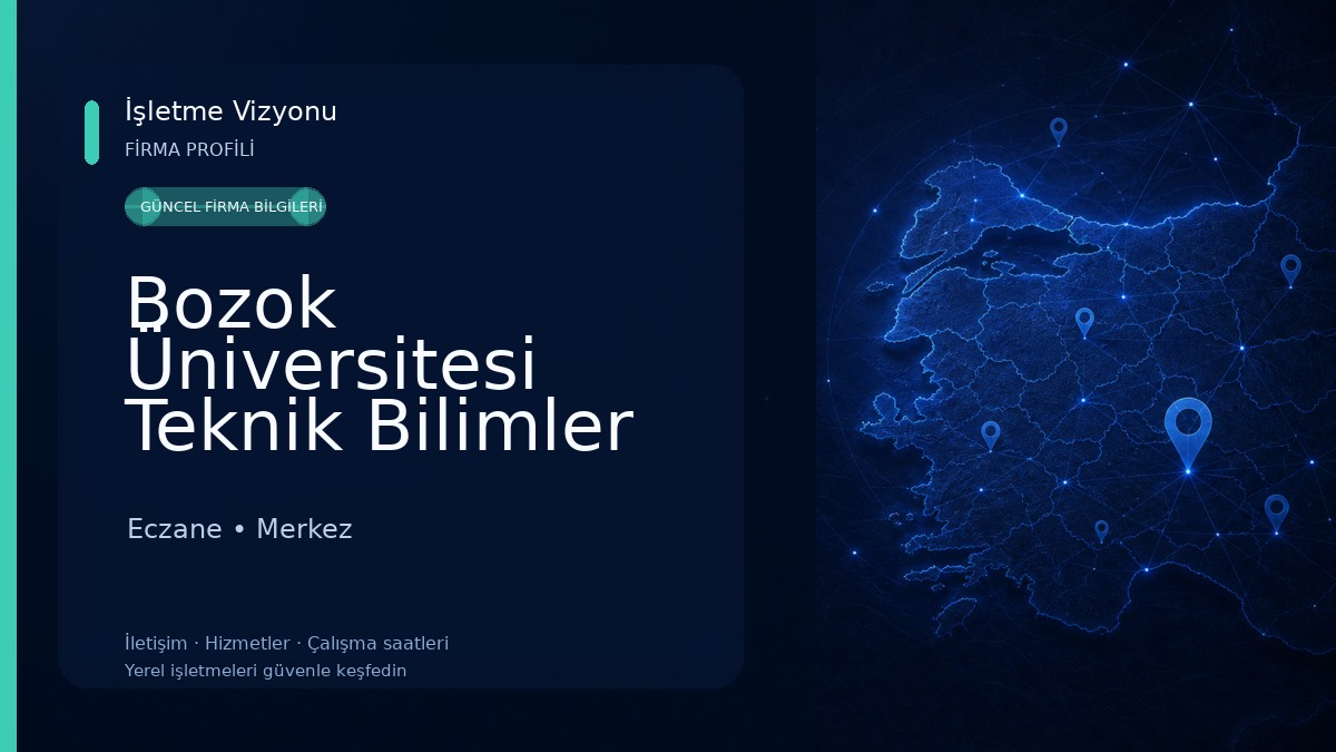Bozok Üniversitesi Teknik Bilimler Meslek Yüksekokulu