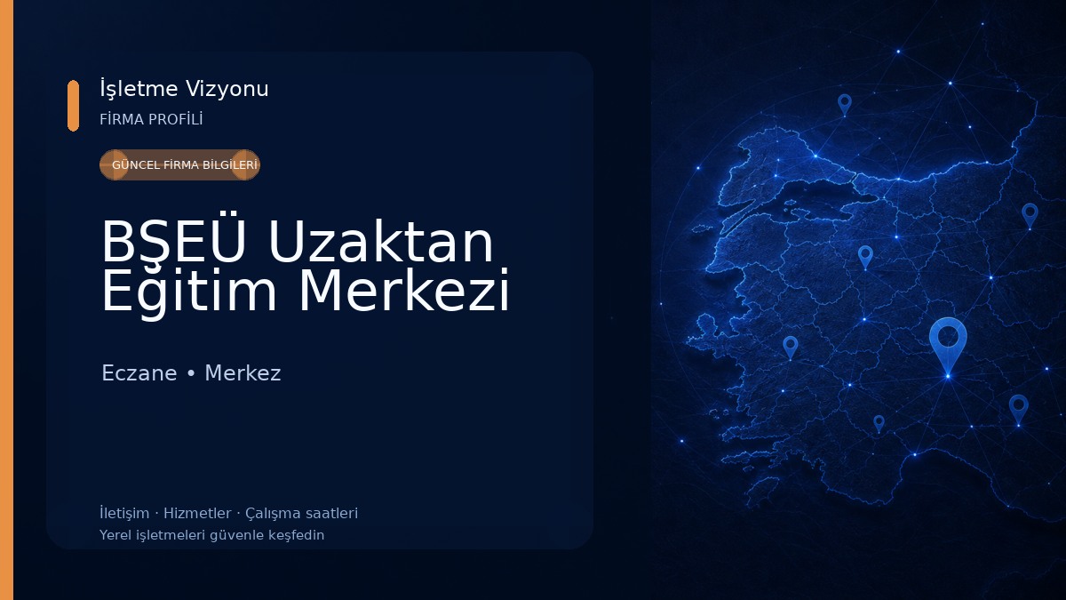 BŞEÜ Uzaktan Eğitim Merkezi