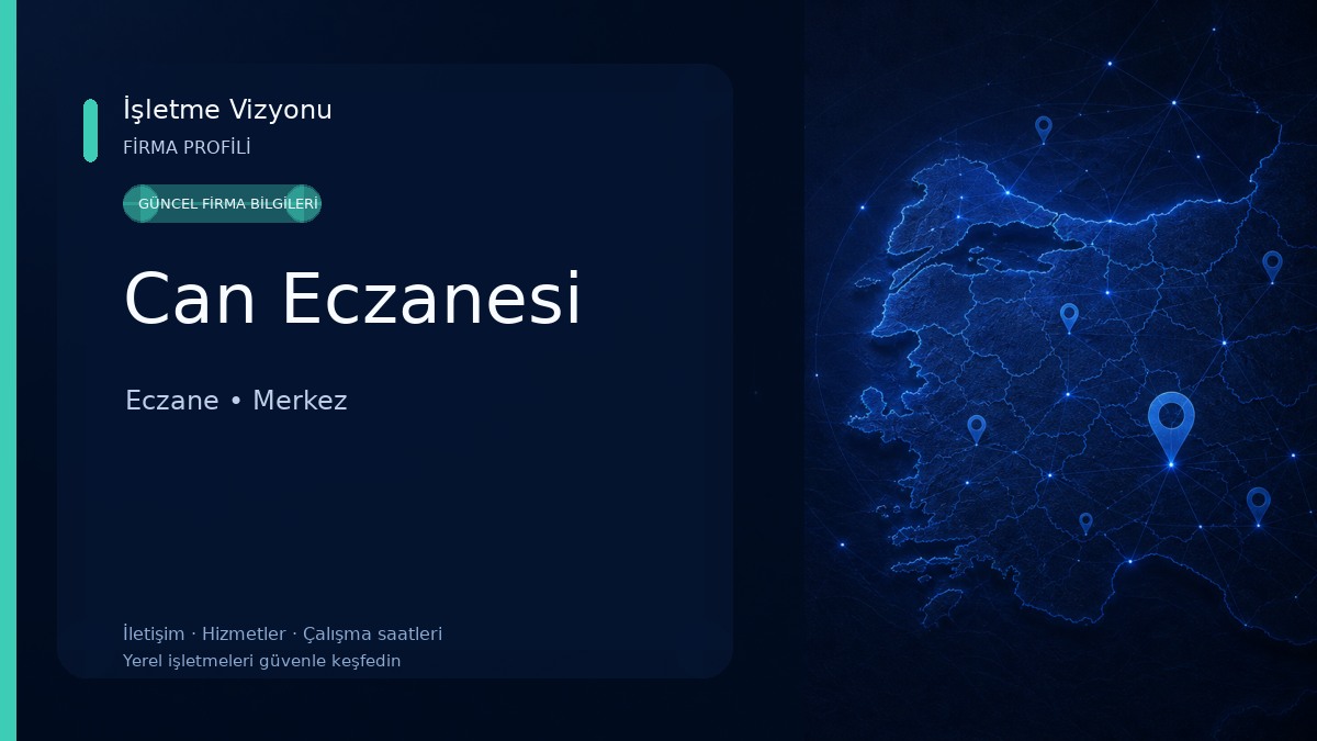 Can Eczanesi Eczane