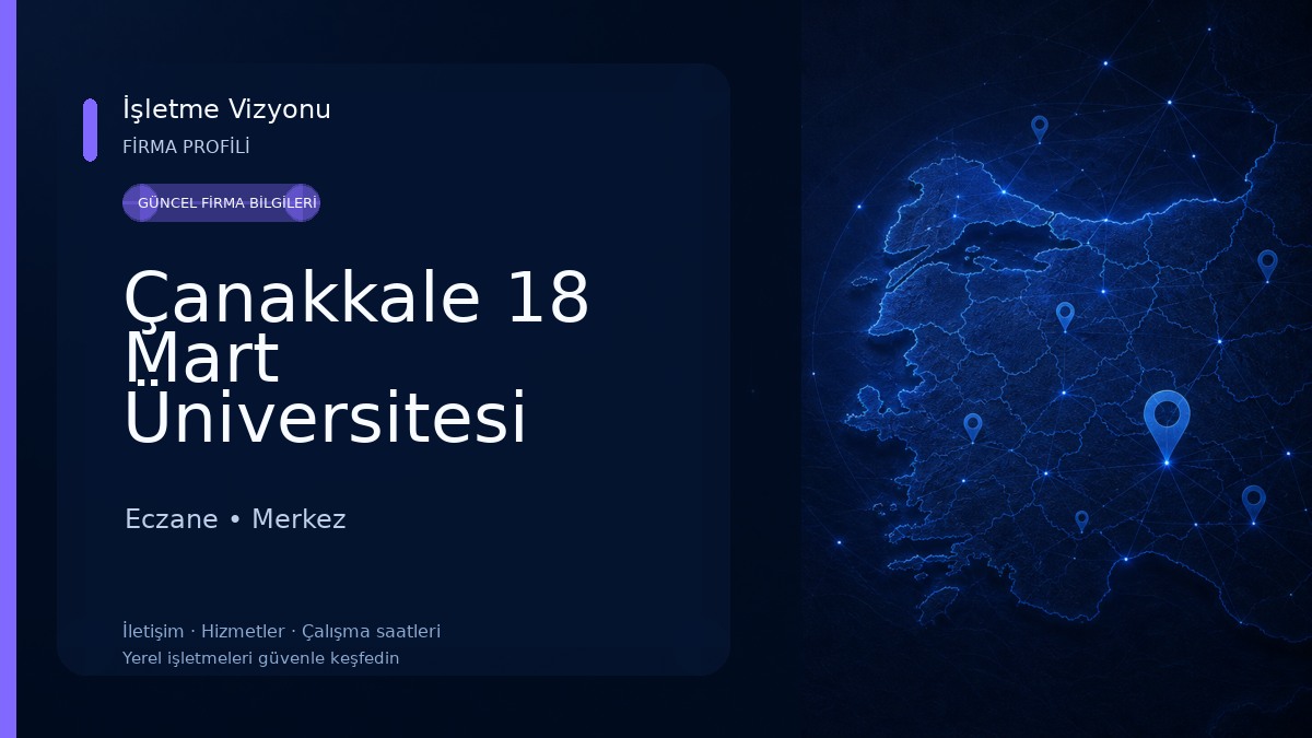 Çanakkale 18 Mart Üniversitesi Sağlık hizmetleri Meslek yüksek okulu