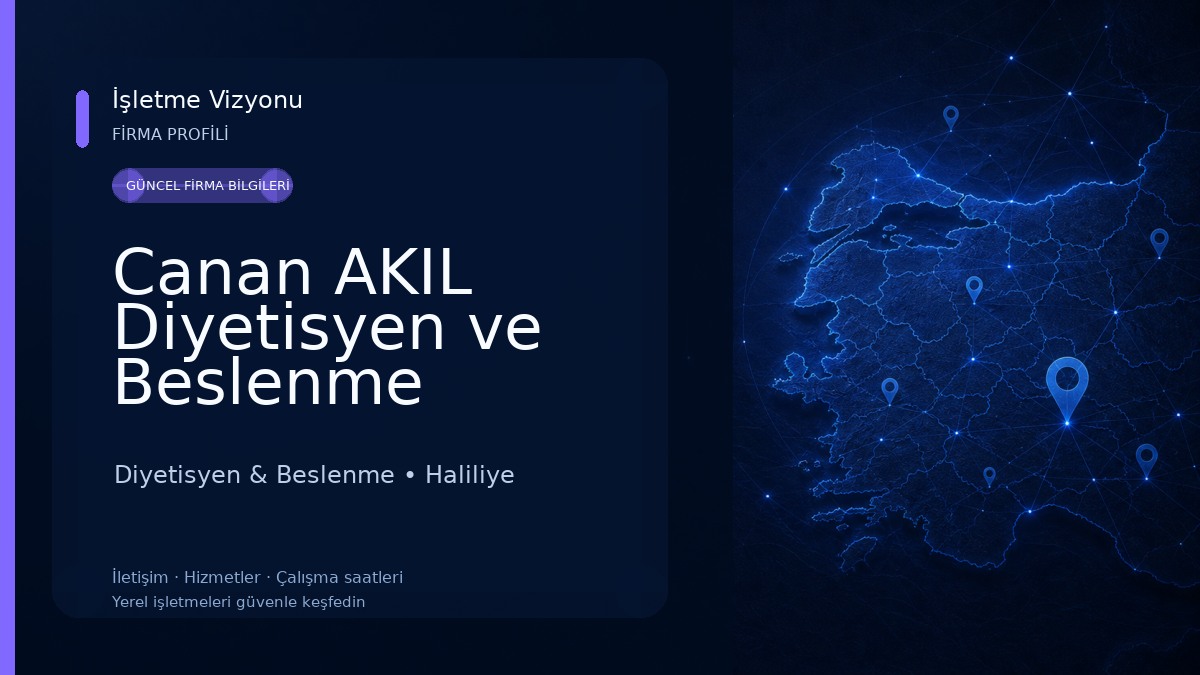 Canan AKIL Diyetisyen ve Beslenme Uzmanı