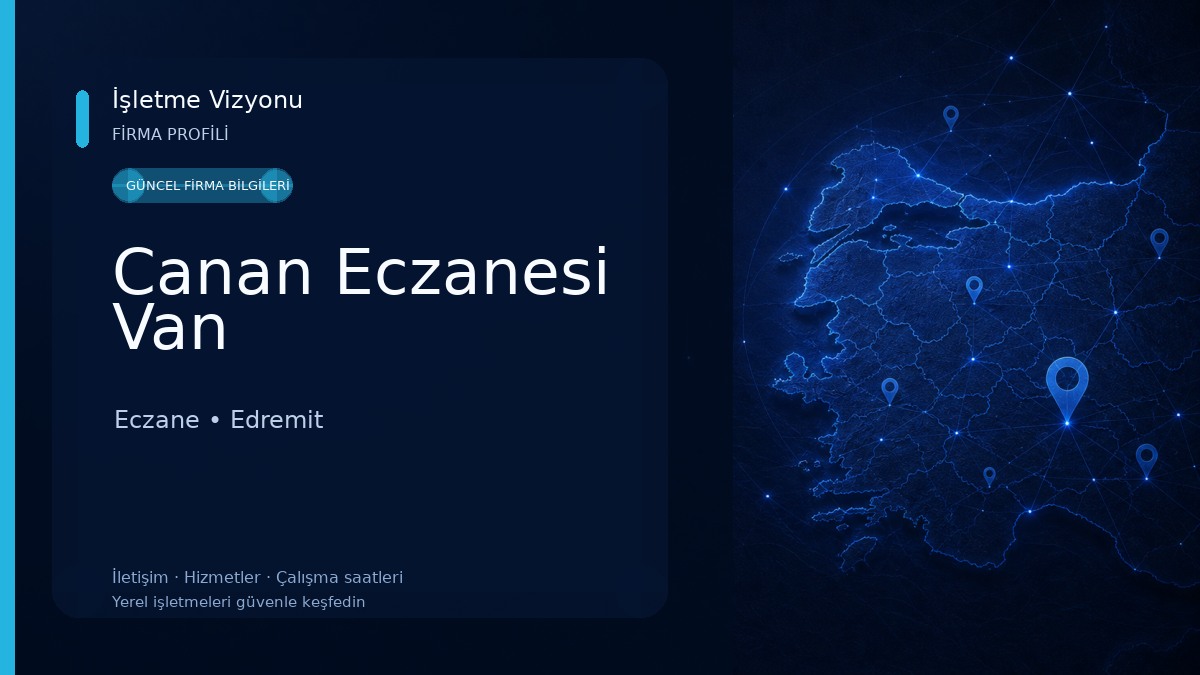 Canan Eczanesi Van