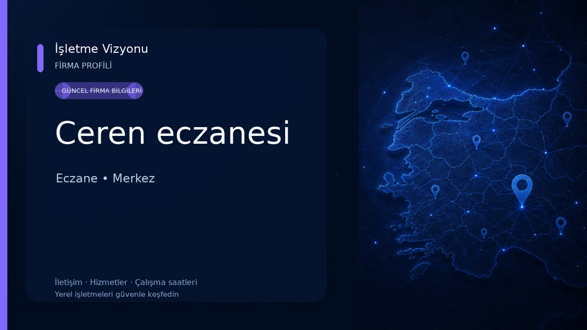 Ceren eczanesi 