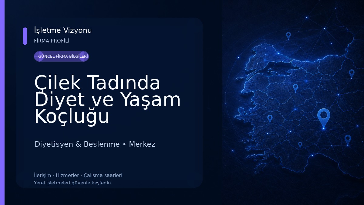 Çilek Tadında Diyet ve Yaşam Koçluğu