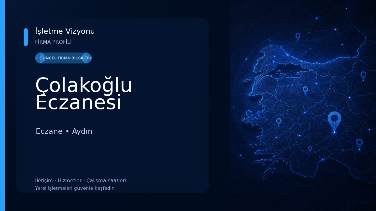 Çolakoğlu Eczanesi