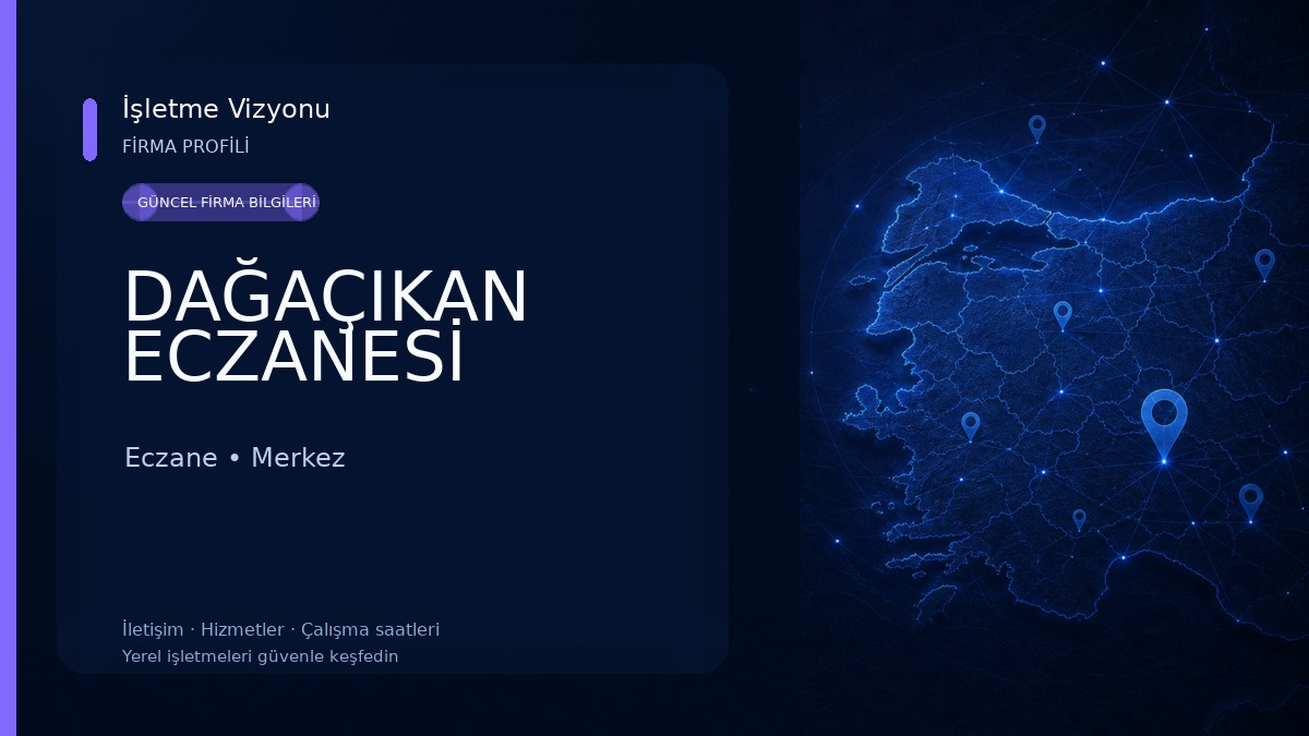 DAĞAÇIKAN ECZANESİ 
