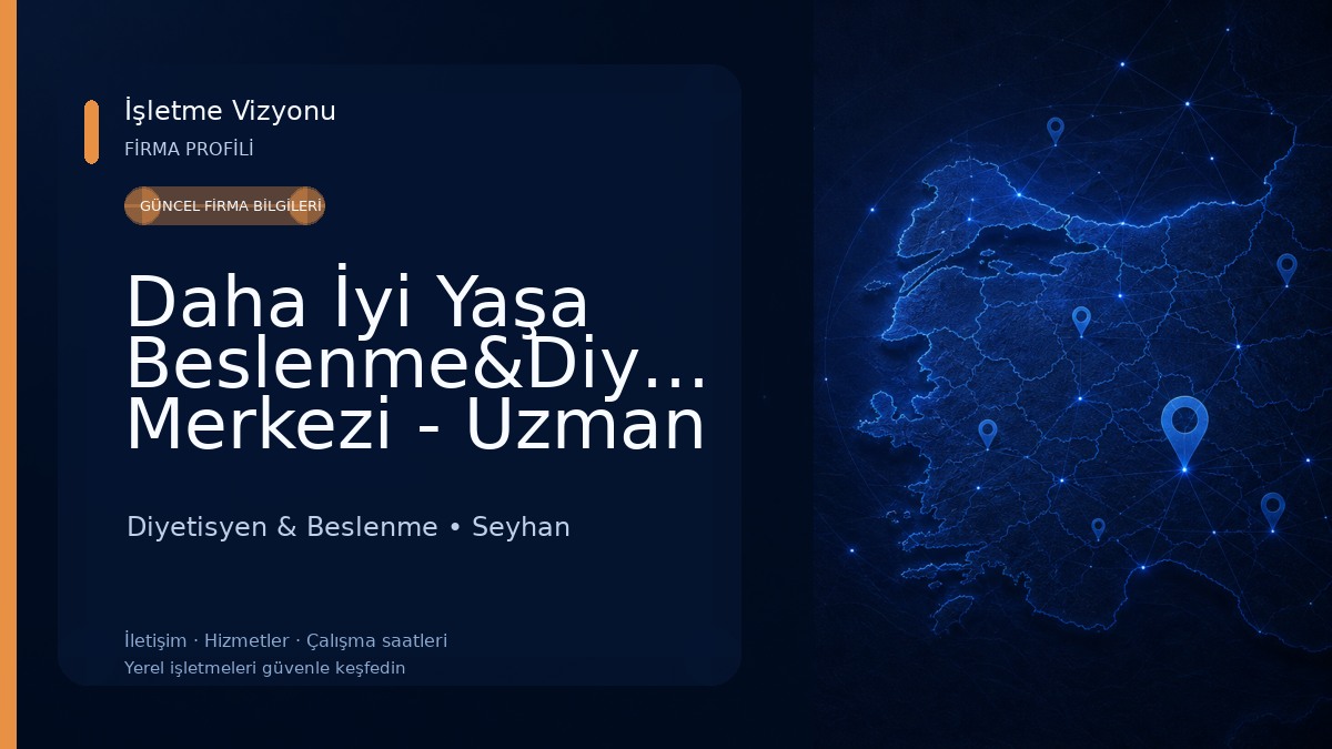 Daha İyi Yaşa Beslenme&Diyet Merkezi - Uzman Diyetisyen Selen Civelek Diyetisyen & Beslenme