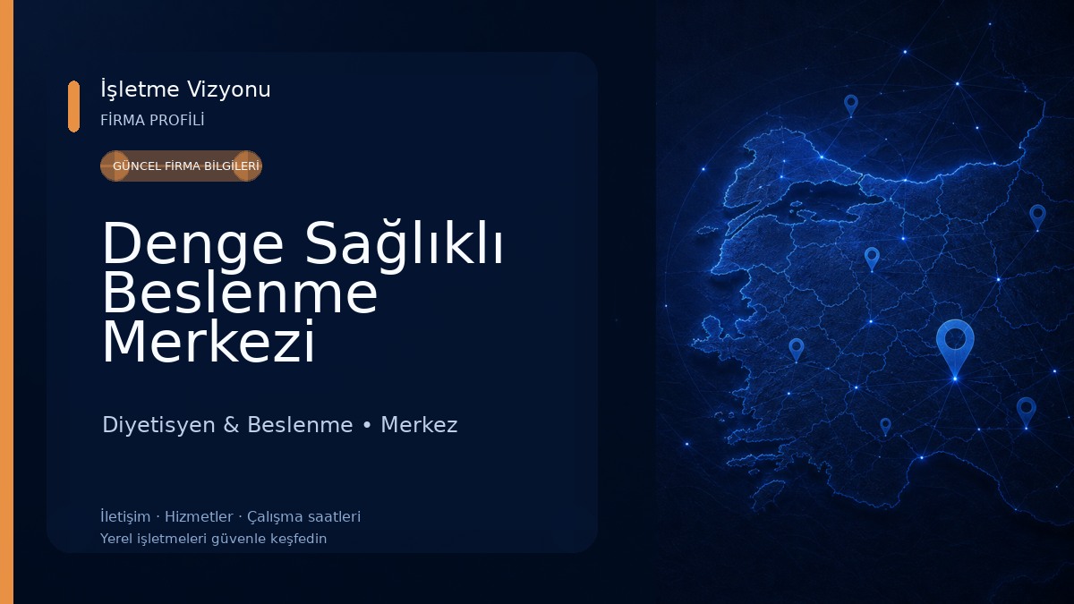 Denge Sağlıklı Beslenme Merkezi Diyetisyen & Beslenme