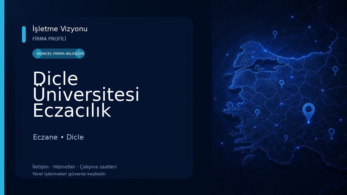 Dicle Üniversitesi Eczacılık Fakültesi Eczane
