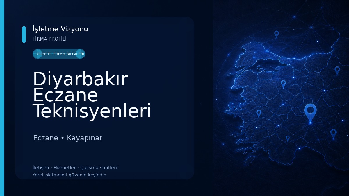 Diyarbakır Eczane Teknisyenleri Derneği(DETED) Eczane