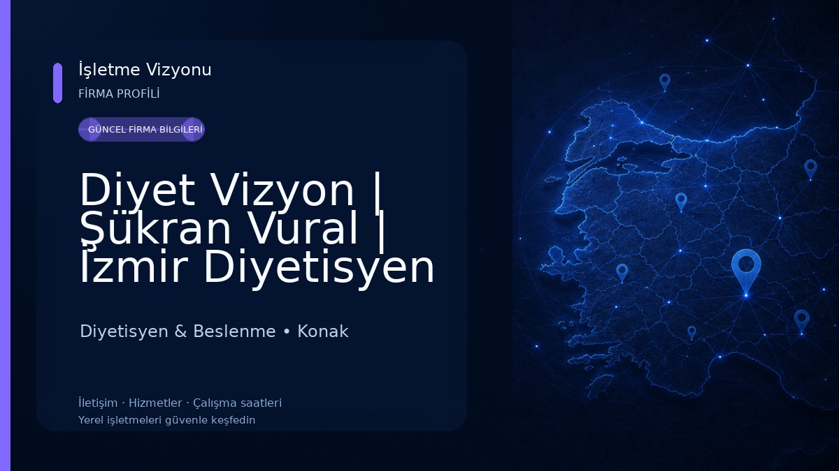 Diyet Vizyon | Şükran Vural | İzmir Diyetisyen | Uzman Diyetisyen Diyetisyen & Beslenme