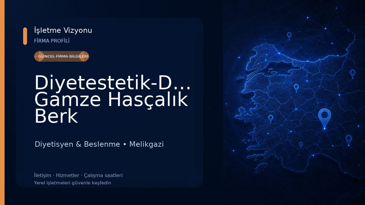 Diyetestetik-Diyetisyen Gamze Hasçalık Berk Diyetisyen & Beslenme