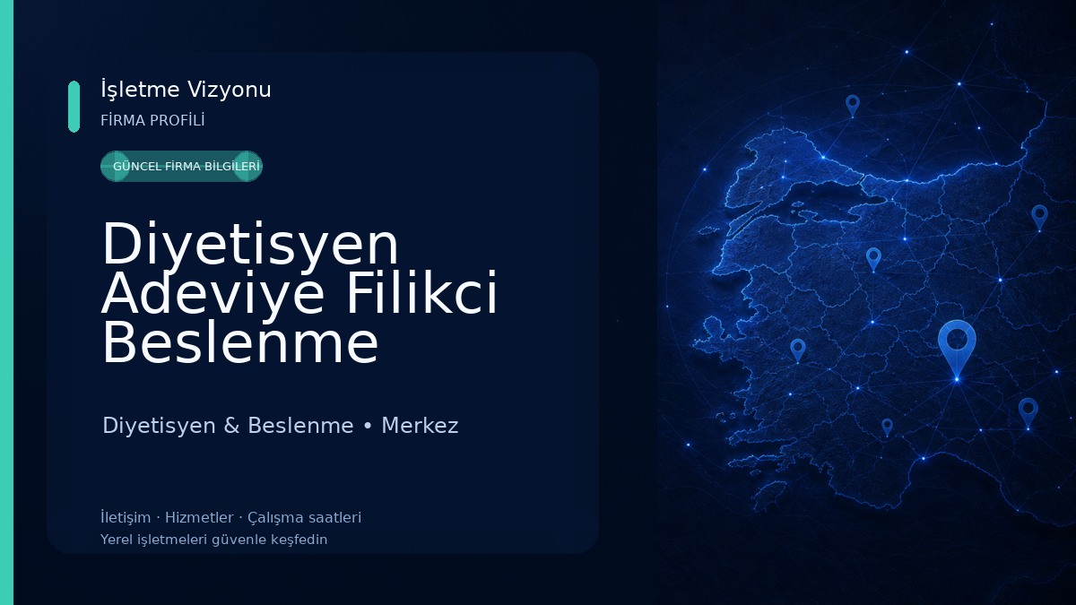 Diyetisyen Adeviye Filikci Beslenme Danışmanlığı