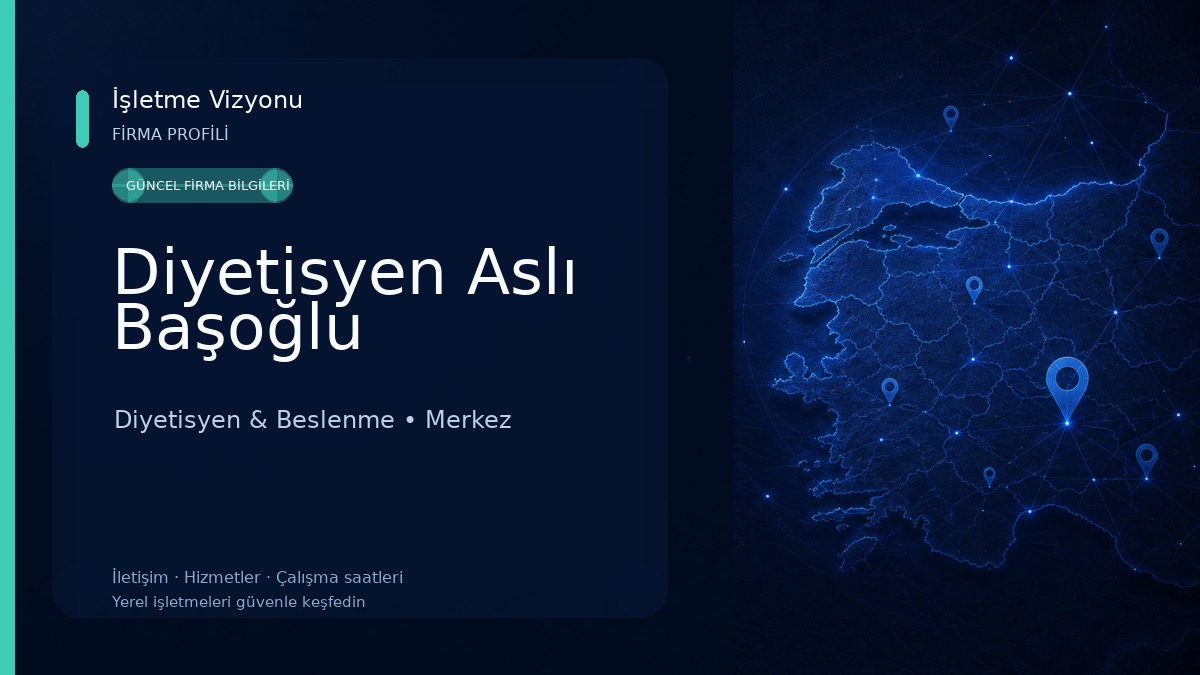 Diyetisyen Aslı Başoğlu Diyetisyen & Beslenme