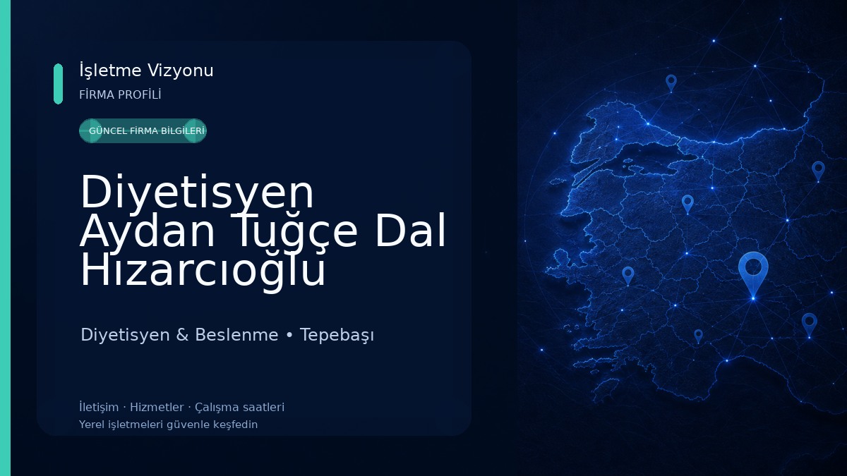 Diyetisyen Aydan Tuğçe Dal Hızarcıoğlu Diyetisyen & Beslenme