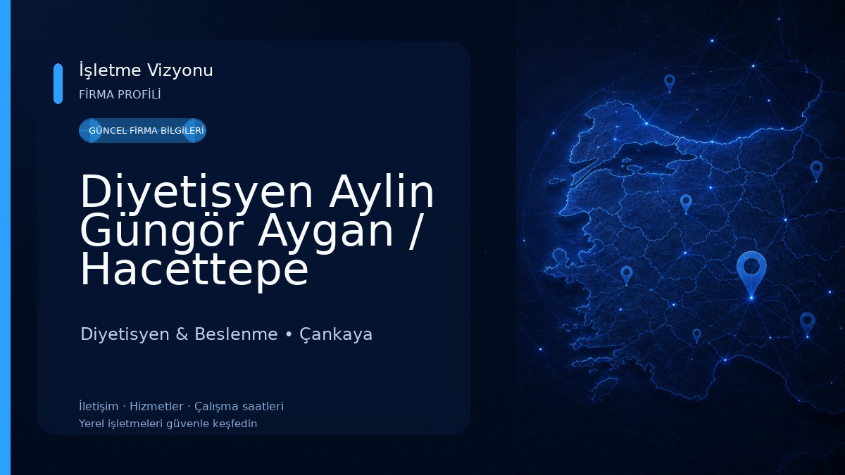 Diyetisyen Aylin Güngör Aygan / Hacettepe Diyetisyen & Beslenme