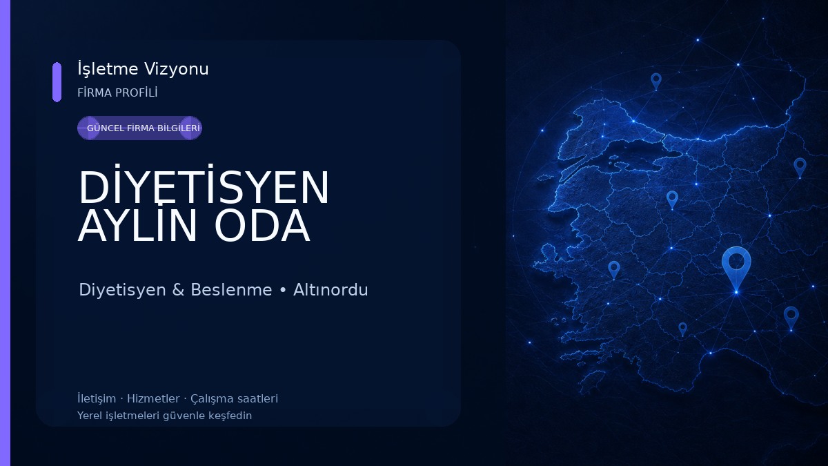 DİYETİSYEN AYLİN ODA Diyetisyen & Beslenme