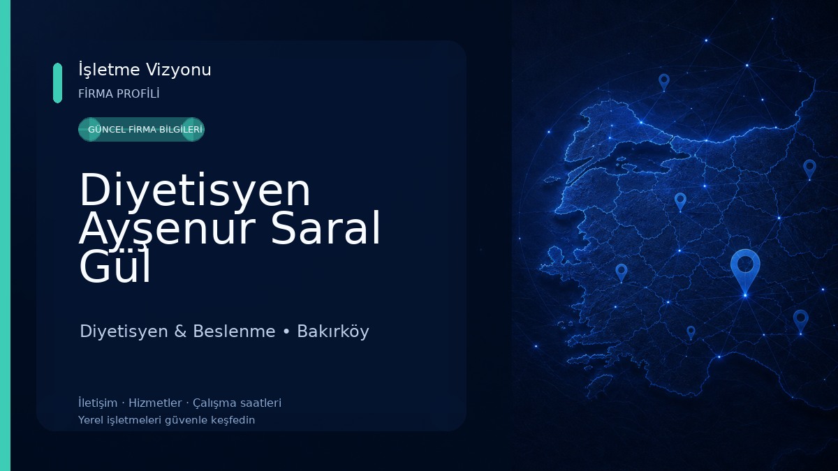 Diyetisyen Ayşenur Saral Gül Diyetisyen & Beslenme