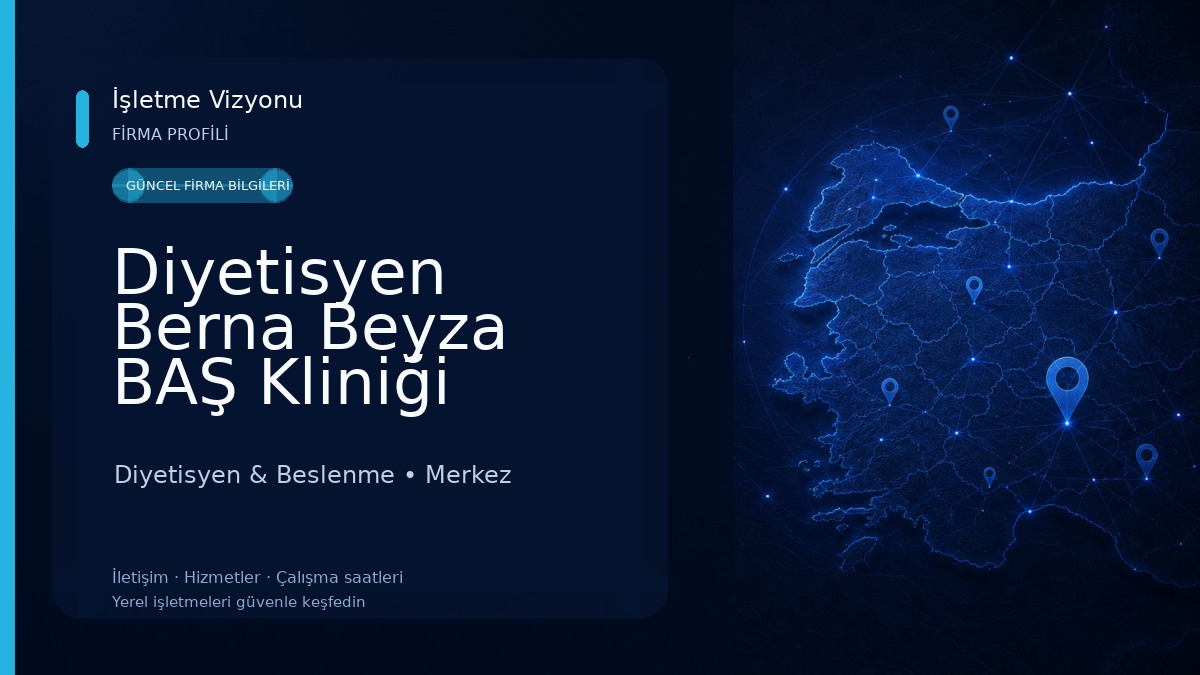 Diyetisyen Berna Beyza BAŞ Kliniği
