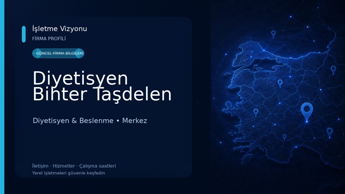 Diyetisyen Bihter Taşdelen Diyetisyen & Beslenme