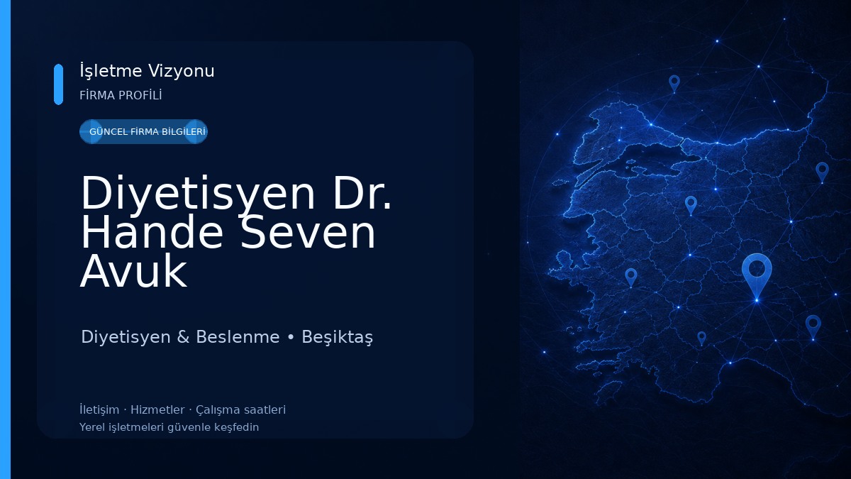 Diyetisyen Dr. Hande Seven Avuk