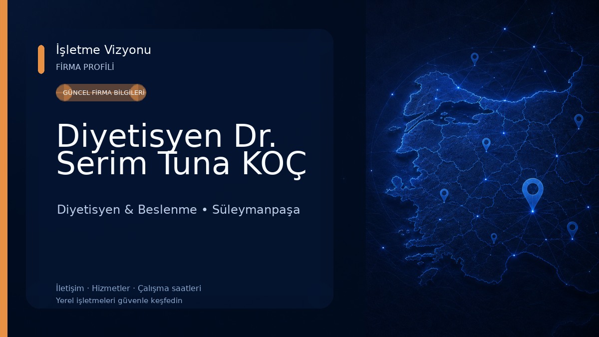 Diyetisyen Dr. Serim Tuna KOÇ Diyetisyen & Beslenme