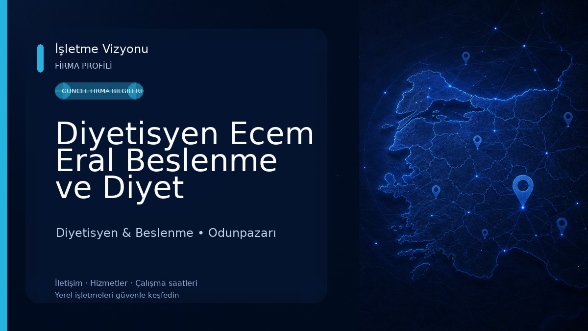 Diyetisyen Ecem Eral Beslenme ve Diyet Danışmanlığı Diyetisyen & Beslenme