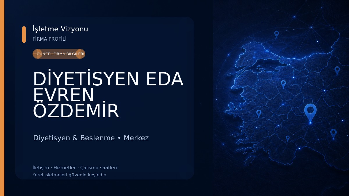 DİYETİSYEN EDA EVREN ÖZDEMİR 