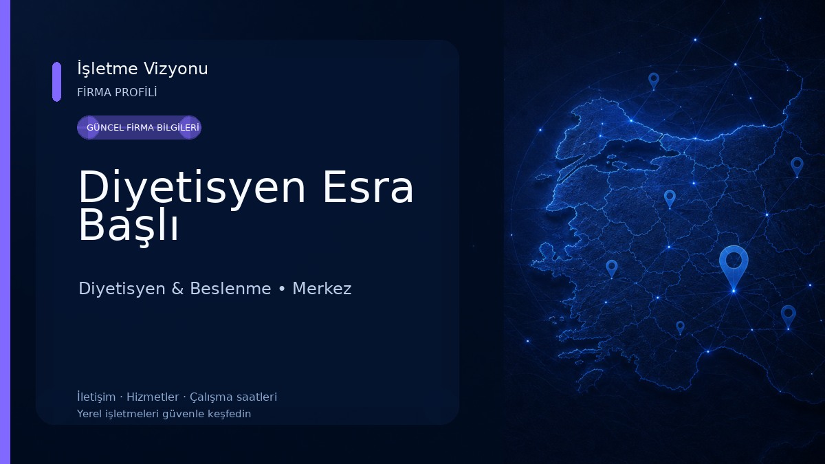 Diyetisyen Esra Başlı