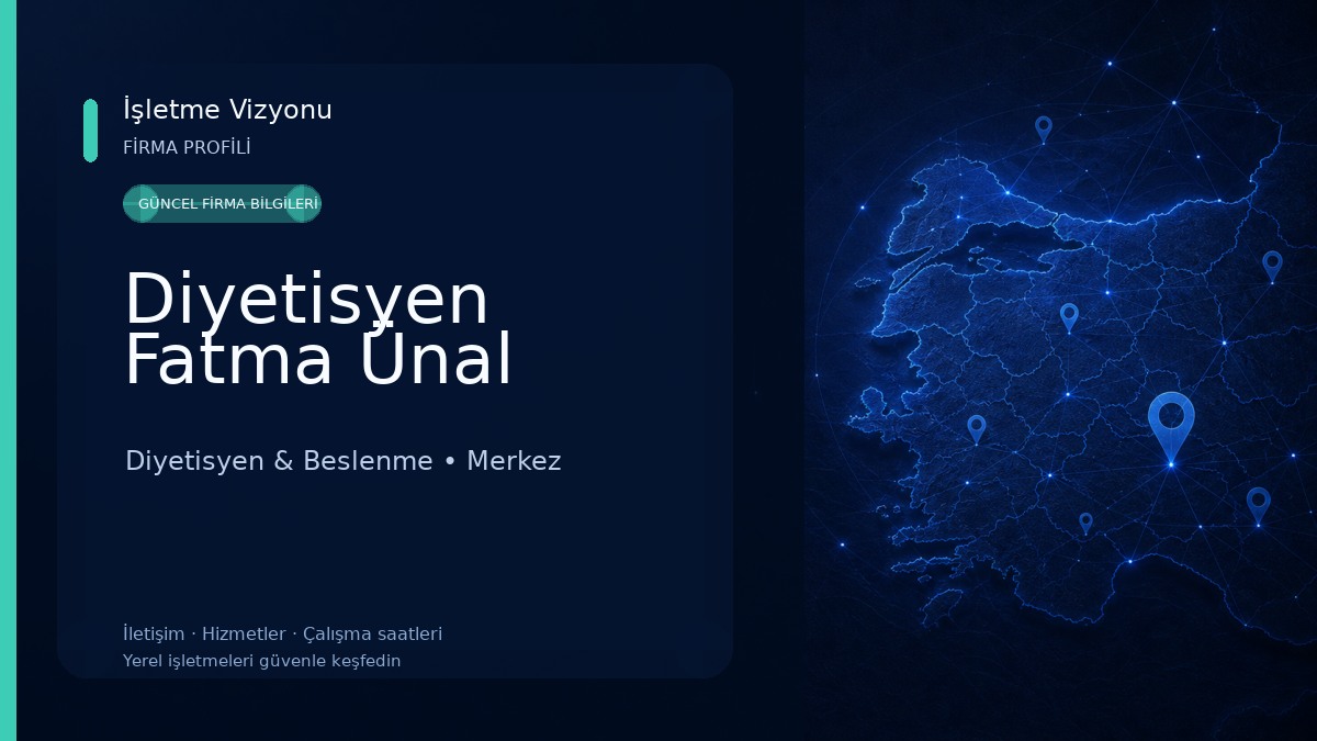 Diyetisyen Fatma Ünal Diyetisyen & Beslenme