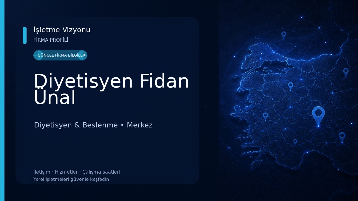 Diyetisyen Fidan Ünal Diyetisyen & Beslenme