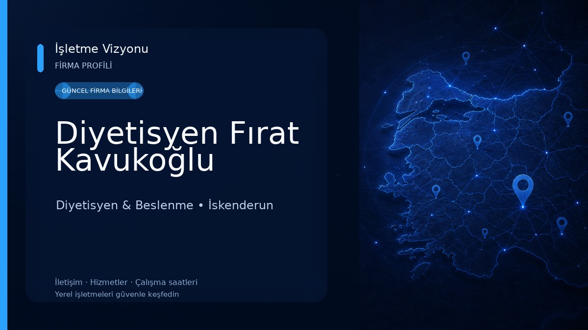 Diyetisyen Fırat Kavukoğlu Diyetisyen & Beslenme