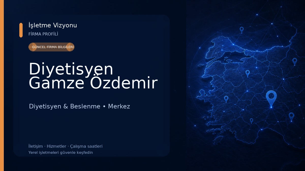 Diyetisyen Gamze Özdemir Diyetisyen & Beslenme