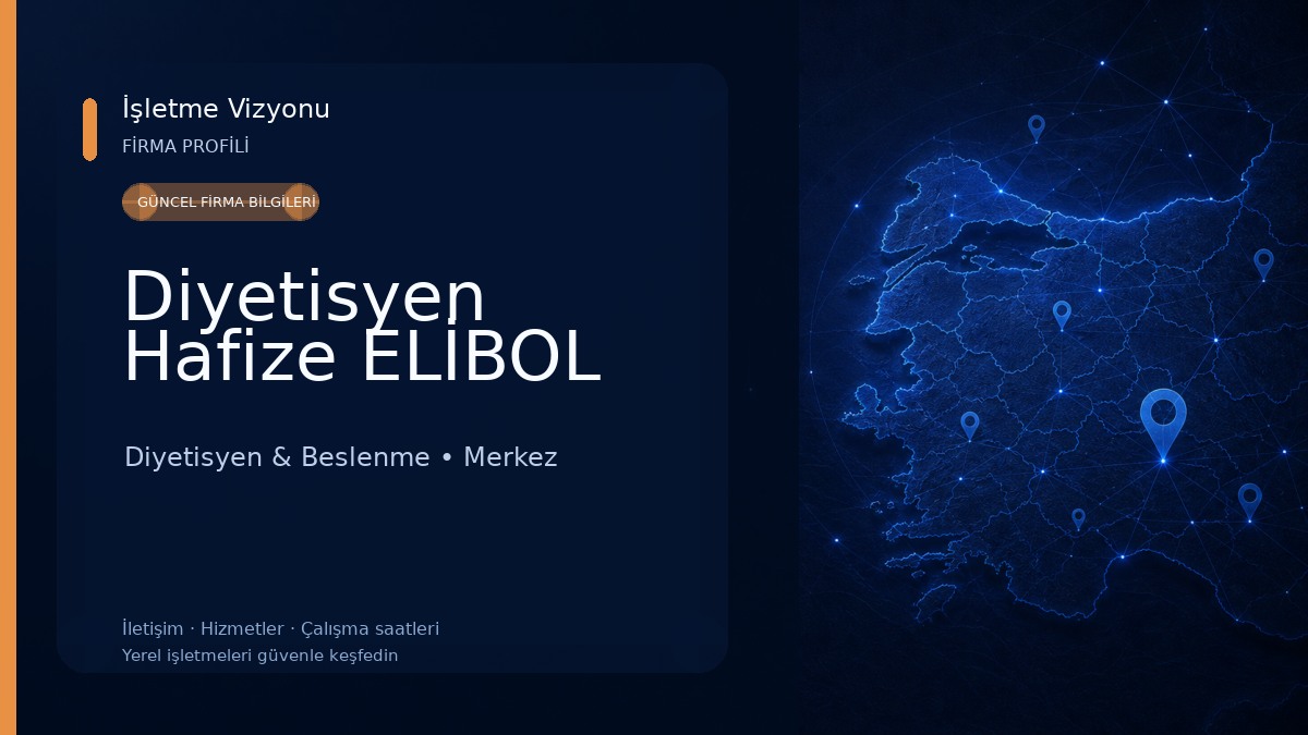 Diyetisyen Hafize ELİBOL Diyetisyen & Beslenme
