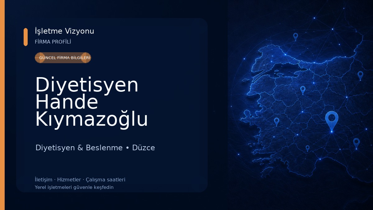 Diyetisyen Hande Kıymazoğlu 