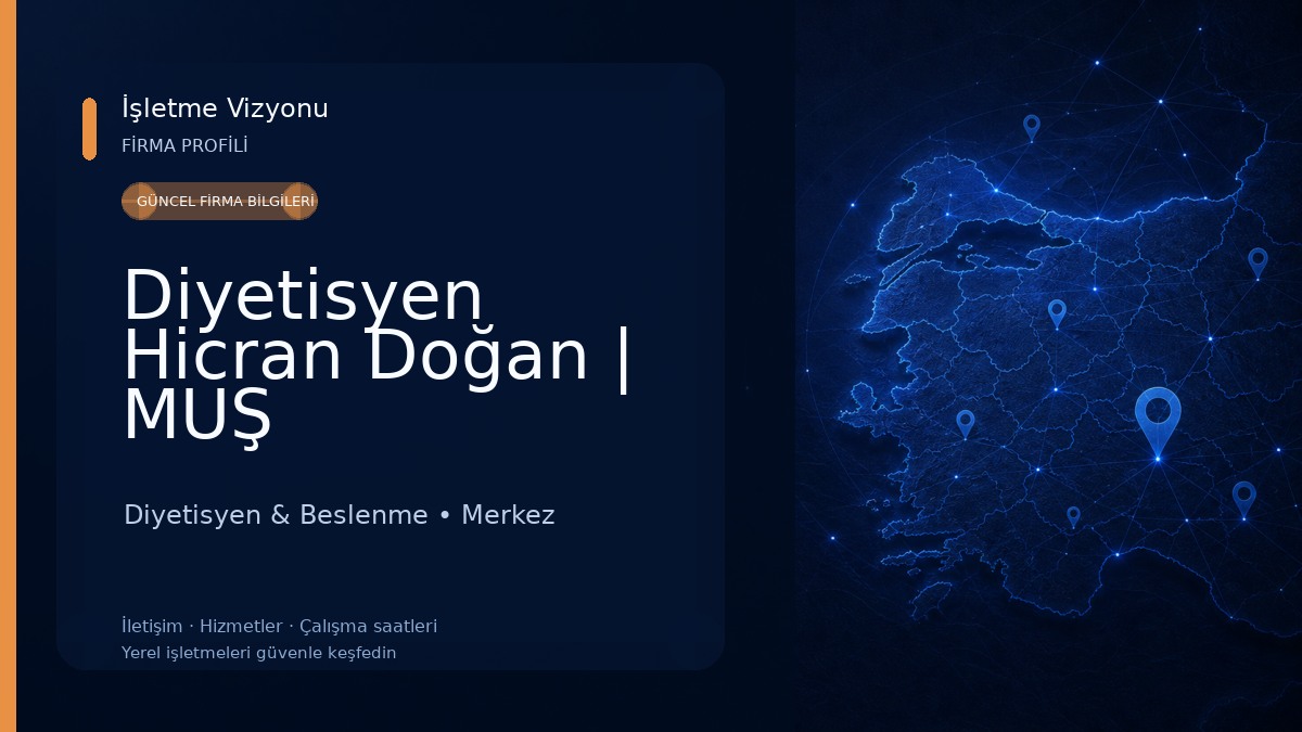Diyetisyen Hicran Doğan | MUŞ Diyetisyen & Beslenme